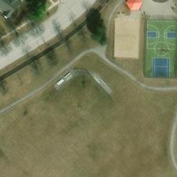 Schaumburg Beach Volleyball Court #3 — aerial view