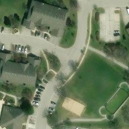 Schaumburg Beach Volleyball Court #2 — aerial view