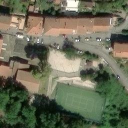Campo da pallavolo — aerial view