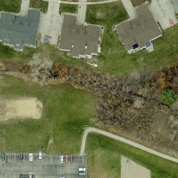 Cedar Rapids Beach Volleyball Court #12 — aerial view
