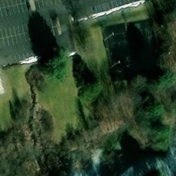 Sand Volleyball Court in Enfield, CT — aerial view