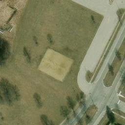 Streamwood Beach Volleyball Court #1 — aerial view
