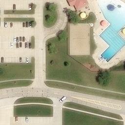 Nevada Beach Volleyball Court #1 — aerial view