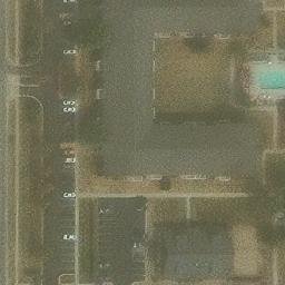Ames Beach Volleyball Court #4 — aerial view