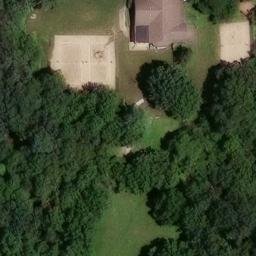 Ames Beach Volleyball Court #1 — aerial view