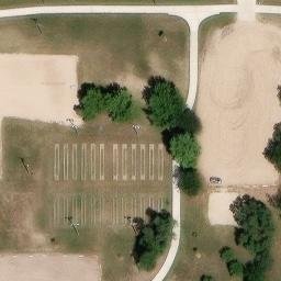Norfolk Beach Volleyball Court #2 — aerial view
