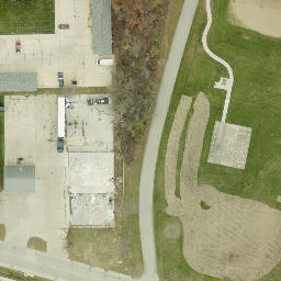 Cedar Rapids Beach Volleyball Court #10 — aerial view