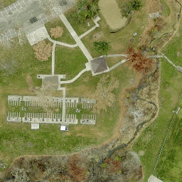 Cedar Rapids Beach Volleyball Court #9 — aerial view
