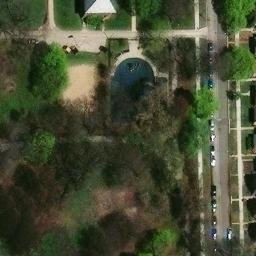 RIVER Volleyball Courts — aerial view