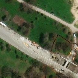 Uptown Beach Volleyball Court #2 — aerial view
