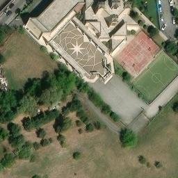 Volleyball Court near Roma — aerial view