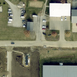 Cedar Rapids Beach Volleyball Court #6 — aerial view