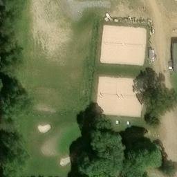 Hillsdale Beach Volleyball Court #2 — aerial view