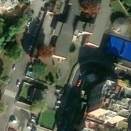 Volleyball Court near Rome — aerial view