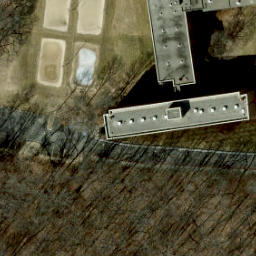 St. Charles Beach Volleyball Court #10 — aerial view