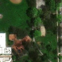 KELVYN (WILLIAM) Volleyball Courts — aerial view