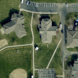 Cedar Rapids Beach Volleyball Court #2 — aerial view