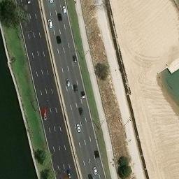 Lincoln Park Beach Volleyball Court #100 — aerial view