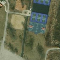 Carol Stream Beach Volleyball Court #2 — aerial view