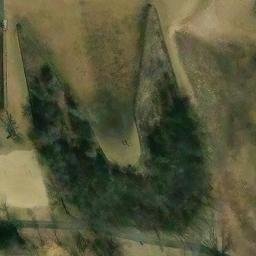 Elmhurst Beach Volleyball Court #1 — aerial view