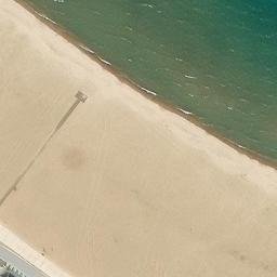 Lincoln Park Beach Volleyball Court #71 — aerial view