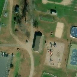 Ellington Beach Volleyball Court #2 — aerial view