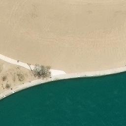 Lincoln Park Beach Volleyball Court #23 — aerial view