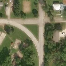 Dedham Beach Volleyball Court — aerial view