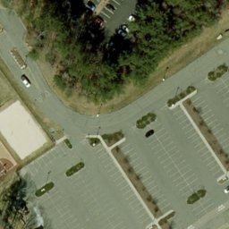 Raynham Center Beach Volleyball Court #1 — aerial view