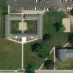 Adrian Beach Volleyball Court #1 — aerial view