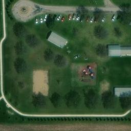 Clarence Beach Volleyball Court — aerial view