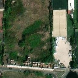 Sand Volleyball Court — aerial view