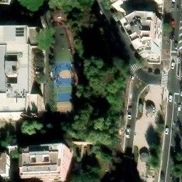 Volleyball Court near Roma — aerial view