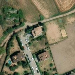 Volleyball Court near Taradell — aerial view