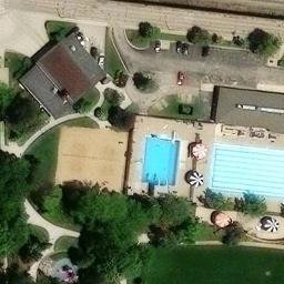 Volleyball — aerial view