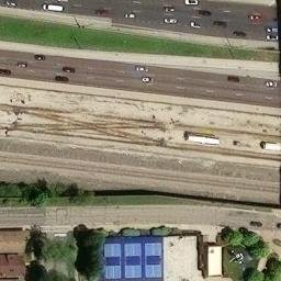 Oak Park Beach Volleyball Court #2 — aerial view