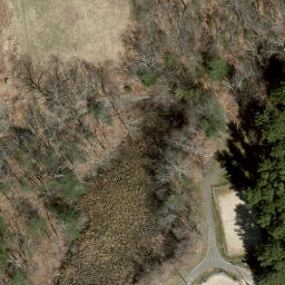 Tolland Beach Volleyball Court — aerial view