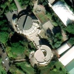 Volleyball Court near Roma — aerial view
