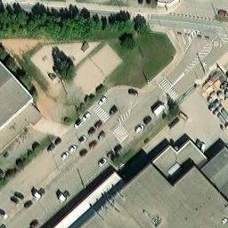 Volei platja — aerial view