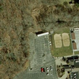 Rehoboth Beach Volleyball Court #1 — aerial view