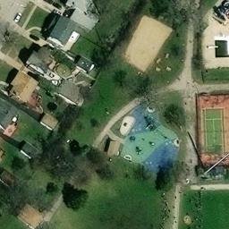 Westchester Beach Volleyball Court — aerial view