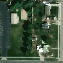 Smithfield Beach Volleyball Court #2 — aerial view