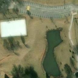 Oak Brook Beach Volleyball Court — aerial view