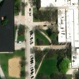 Douglas Beach Volleyball Court #1 — aerial view