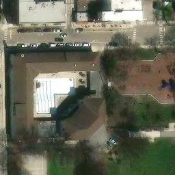 Armour Square Beach Volleyball Court — aerial view
