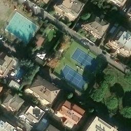 Volleyball Court — aerial view