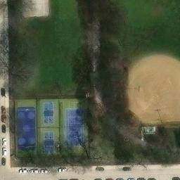 ARMOUR (PHILIP) SQUARE Volleyball Courts — aerial view