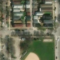 HOYNE (THOMAS) Volleyball Courts — aerial view