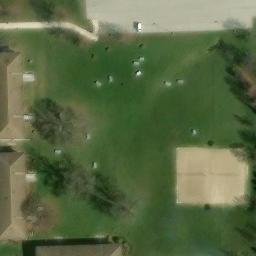Downers Grove Beach Volleyball Court #2 — aerial view