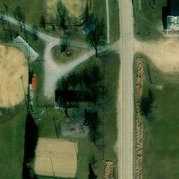 Grand Mound Beach Volleyball Court #2 — aerial view